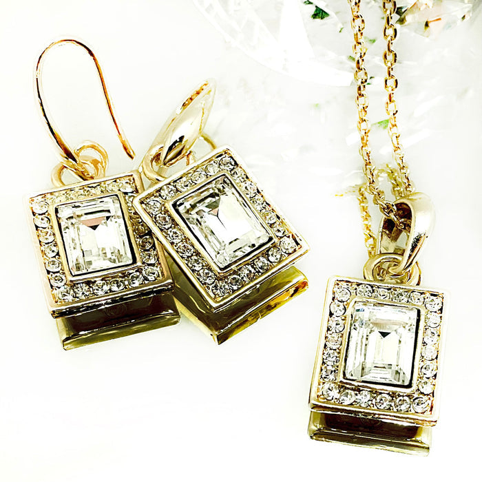 Premium Crystal Small Step Cut Set