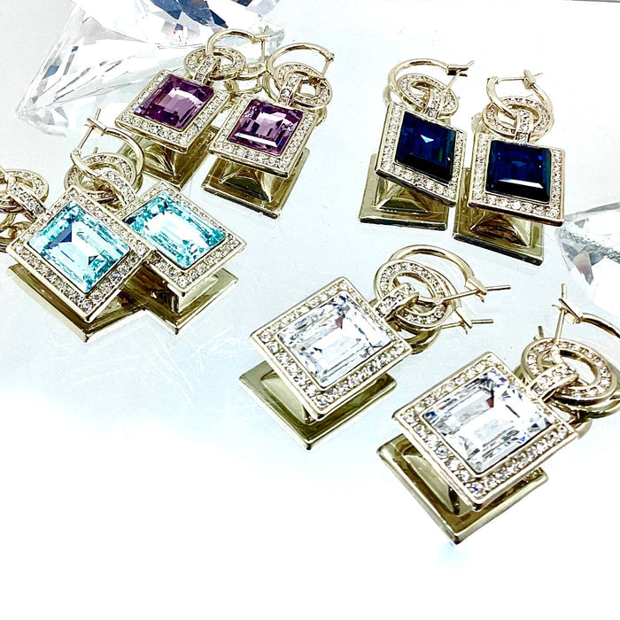 Premium Crystal Step Cut Set