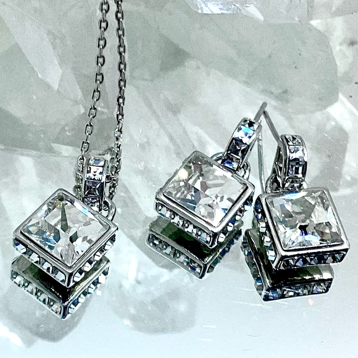 Princess Cut Crystal Set