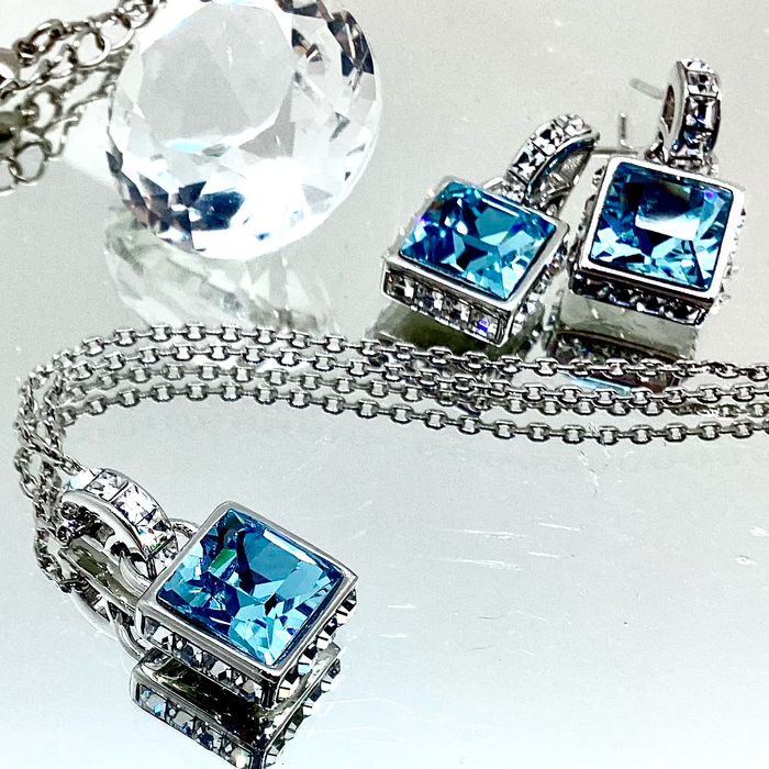 Princess Cut Crystal Set