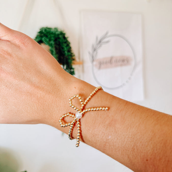 Proverbs 31 Bow Bracelet