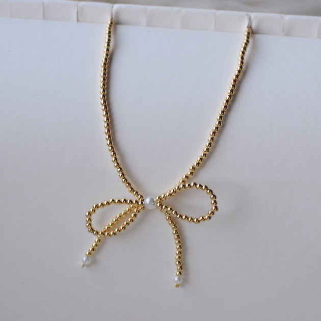 Proverbs 31 Bow Necklace