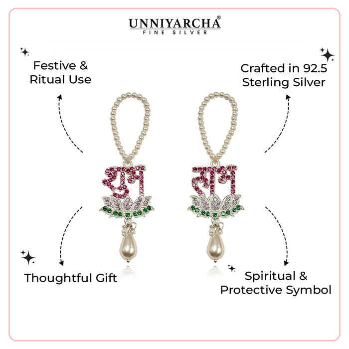Pure 92.5 Silver Shubh Labh Hanging