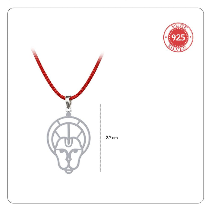 Pure Silver Hanuman Necklace
