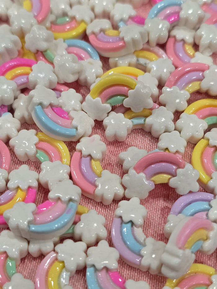 Rainbow mix charms