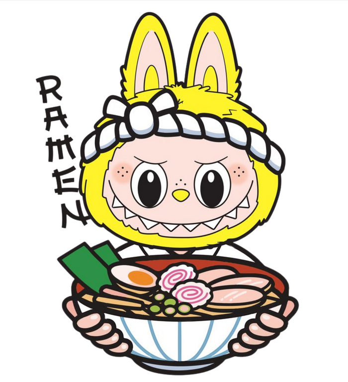 Ramen Labubu-  DTF TRANSFER Prints