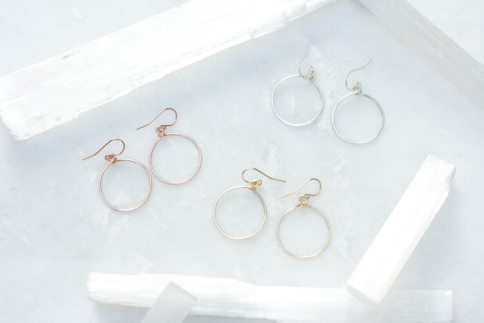 round hammered hoops