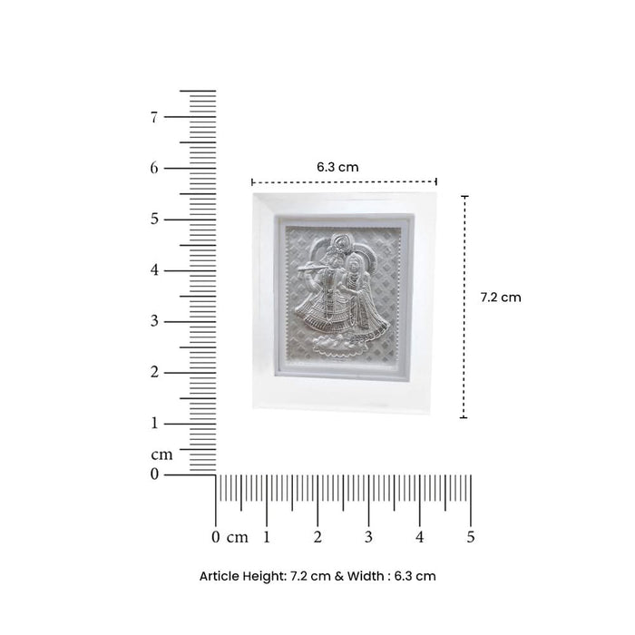 Sacred Pure 925  Silver Radha krishn ji