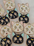 Sailor Moon Cat -Metal Charm Pendant