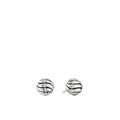 Sculpted Cable Stud Earrings