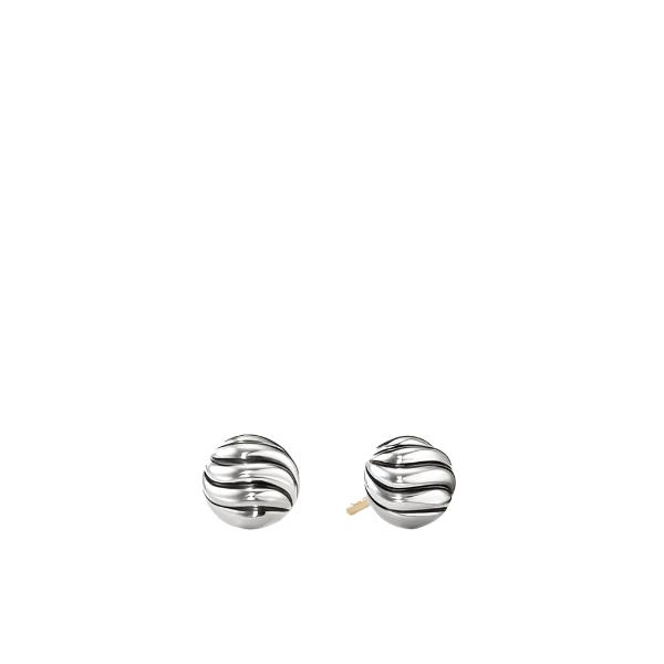 Sculpted Cable Stud Earrings