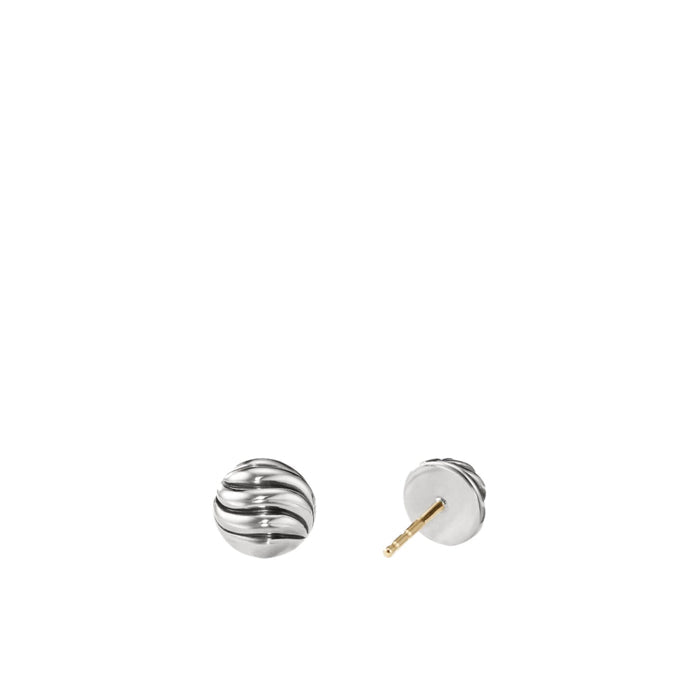 Sculpted Cable Stud Earrings