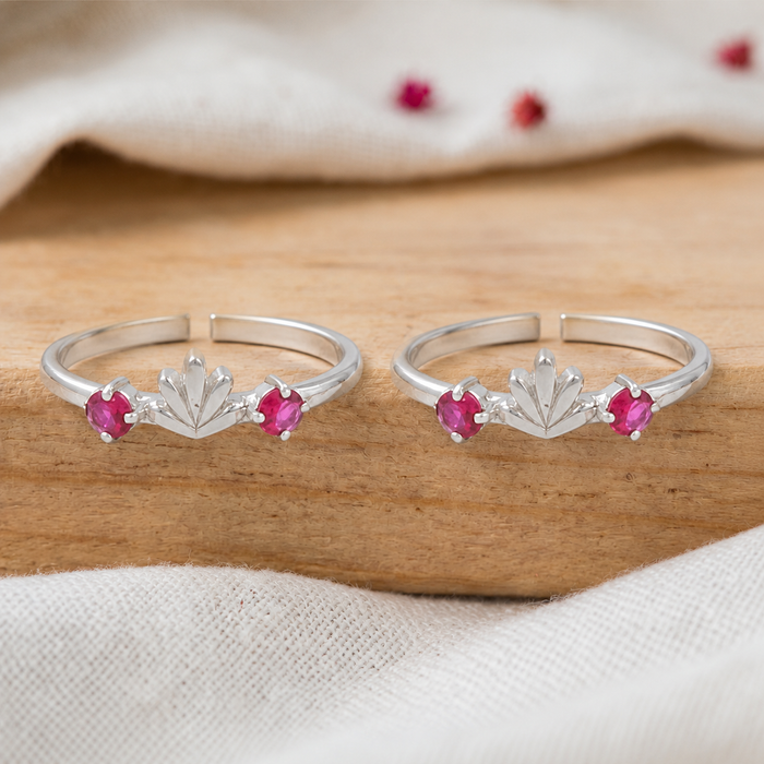 Silver 925 Blush Toe Ring
