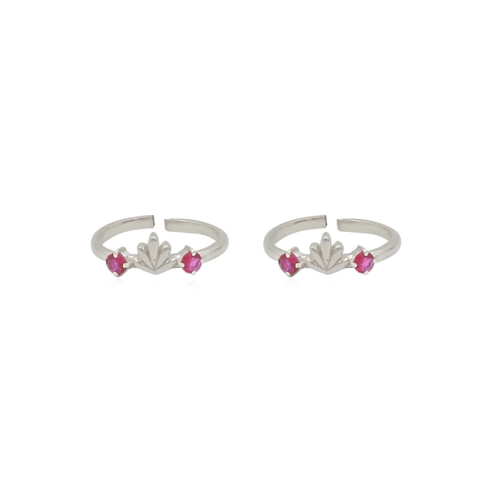 Silver 925 Blush Toe Ring