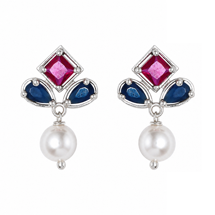 Silver 925 Celeste Deco Earrings