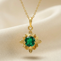 Silver 92.5 Flora Necklace