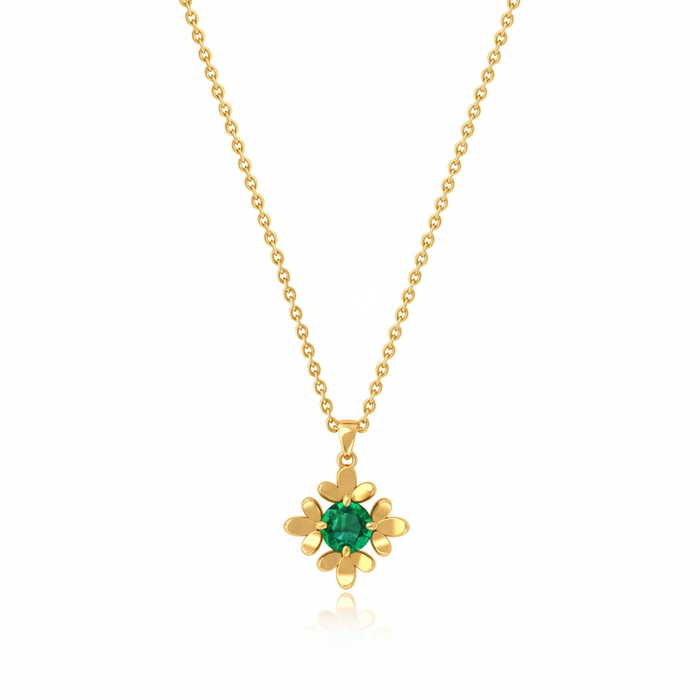 Silver 92.5 Flora Necklace