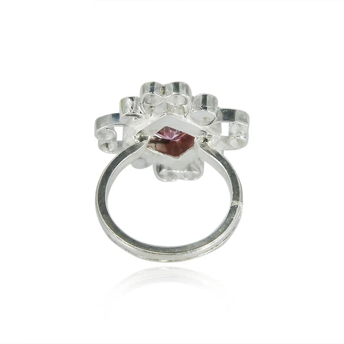 Silver 92.5 Gulabo square Ring