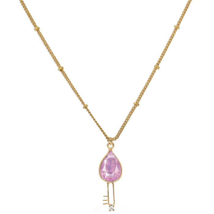 Silver 92.5 Key Pendant And Chain