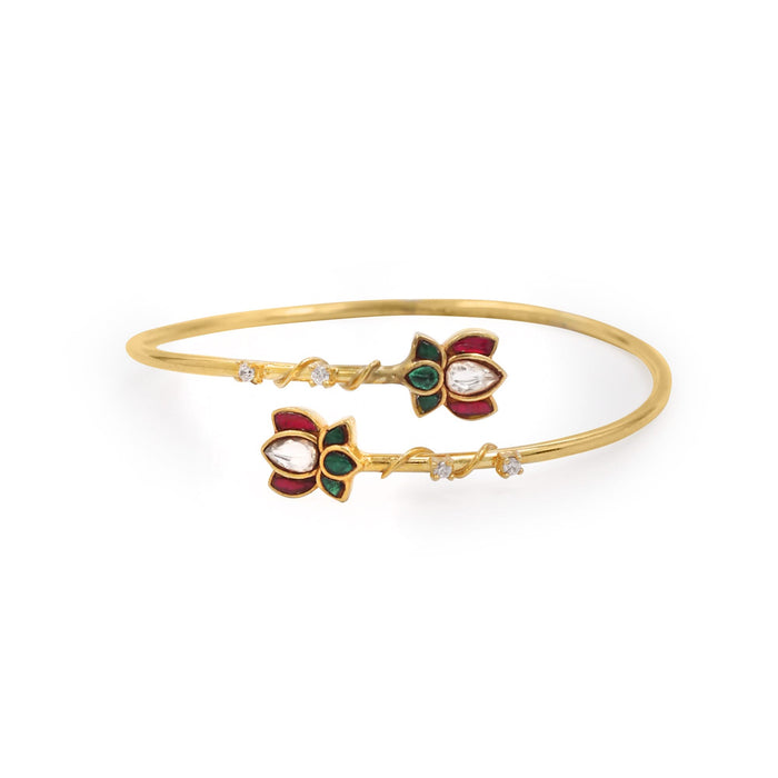 Silver 925 Lotus Bloom Cuff