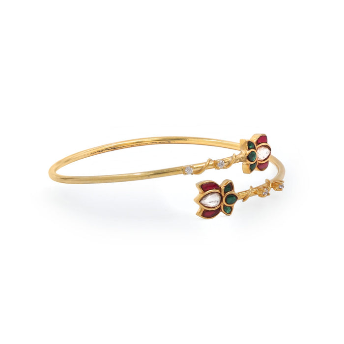 Silver 925 Lotus Bloom Cuff