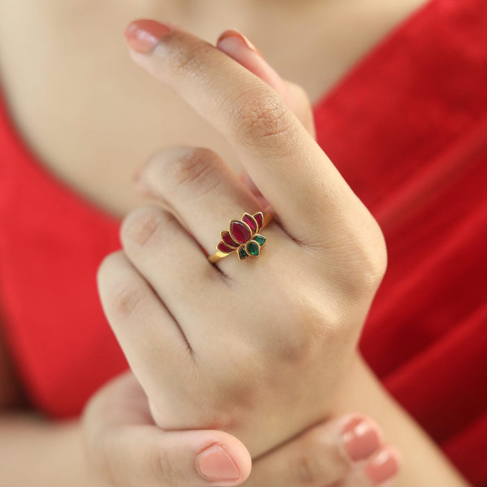 Silver 925 Lotus Whisper Ring