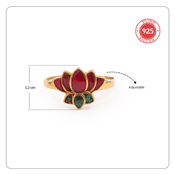 Silver 925 Lotus Whisper Ring