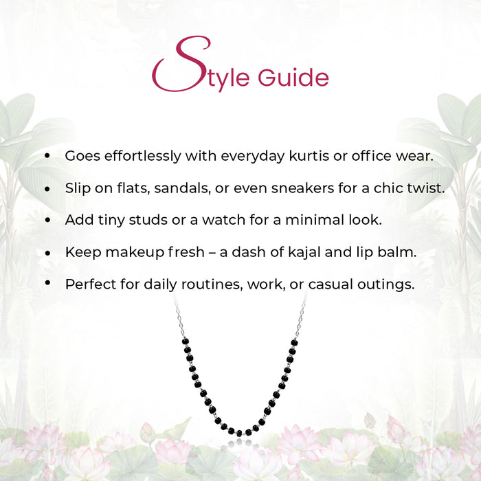 Silver 925 Mangalsutra Chain