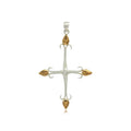 Silver 92.5 Men's Cross Pendant