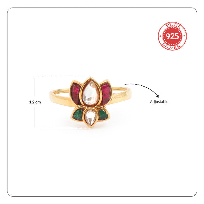 Silver 925 Padma Bloom Ring