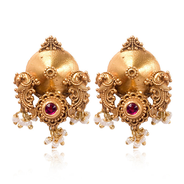 Silver 925 Peacock Earrings