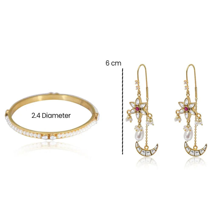 Silver 92.5 Pearl Set