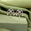 Silver 925 Roselle Pearl Drops