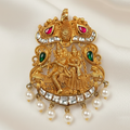 Silver 92.5 Shree Radha Krishna Pendant