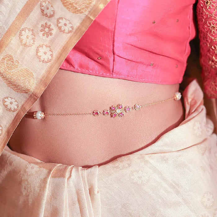 Silver 92.5 Sitayan Waist Chain