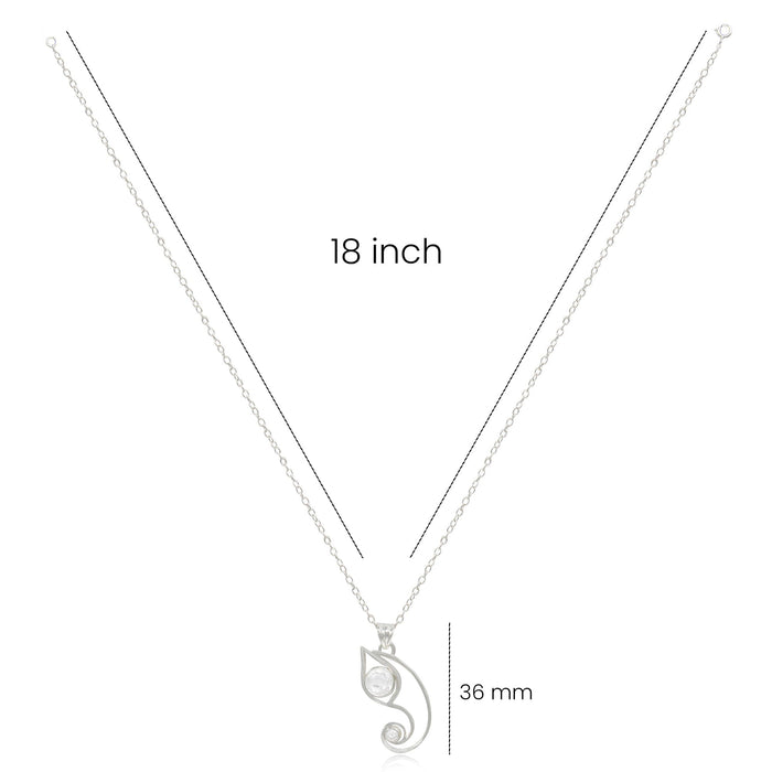 Silver 92.5 Women's Ganesha Pendant