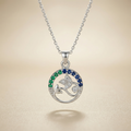 Silver Blue Necklace