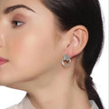Silver Flower Studs