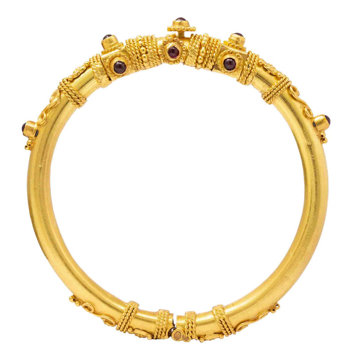 Silver Gold Plated Classic Heirloom Bangle