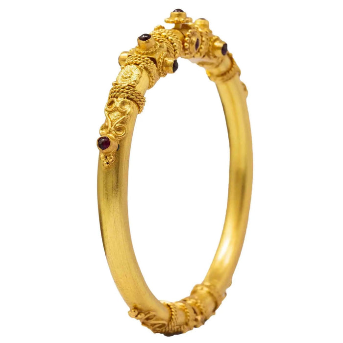 Silver Gold Plated Classic Heirloom Bangle