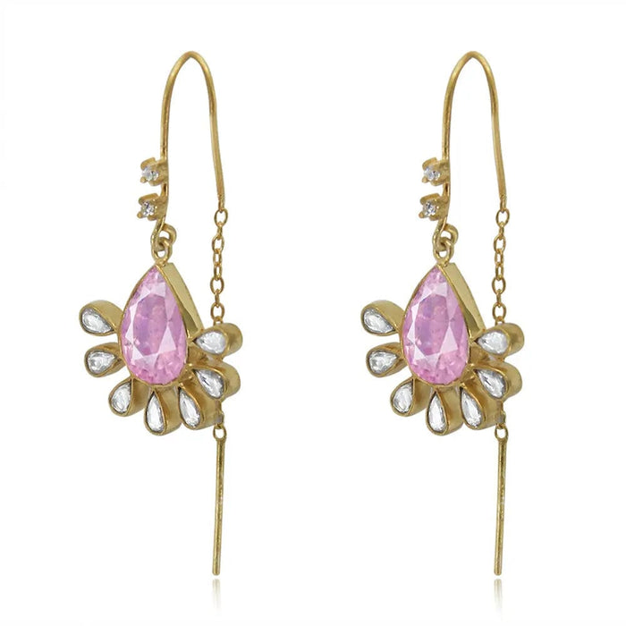 Silver Gulabo Princess Sui Dhaga Earring