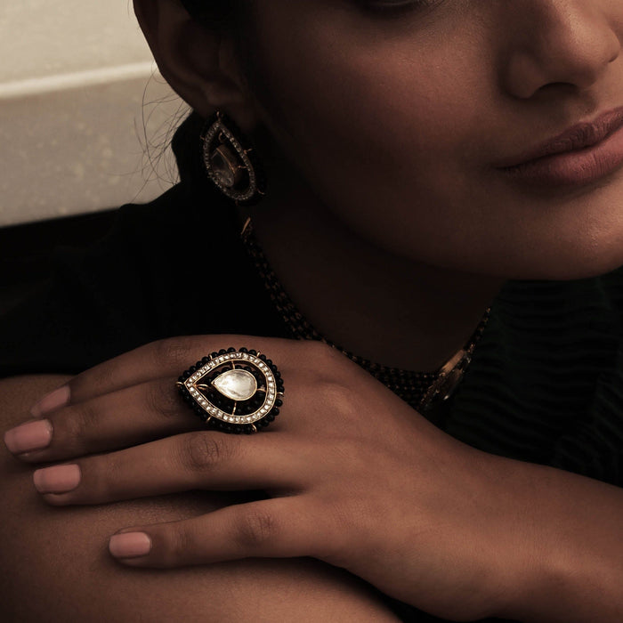 Silver Mangalsutra Royale Ring Rings - By Unniyarcha - Original Manufacturers of Silver Jewelry, Gold Plated Jewellery, Fashion Jewellery and Personalized Soul Bands and Personalized Jewelry
