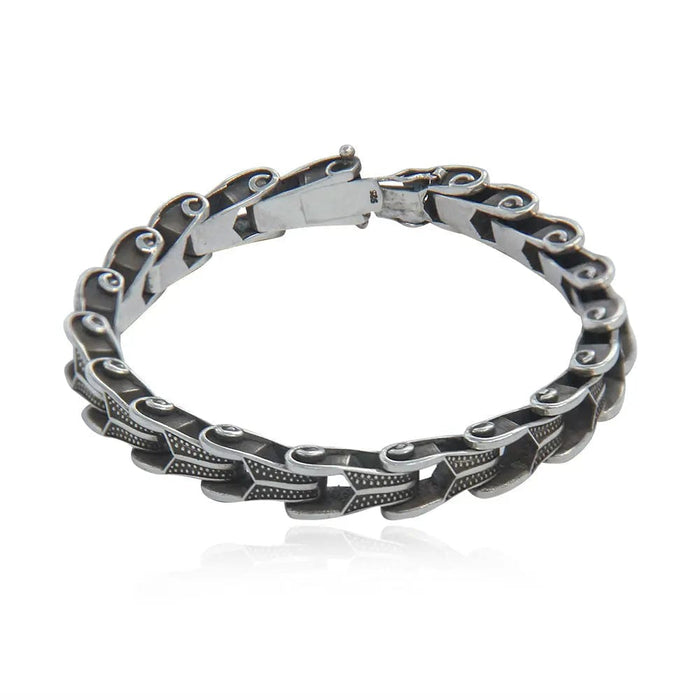 Silver Men's Stylish Bracelet