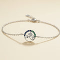 Silver Nazar Loop Bracelet