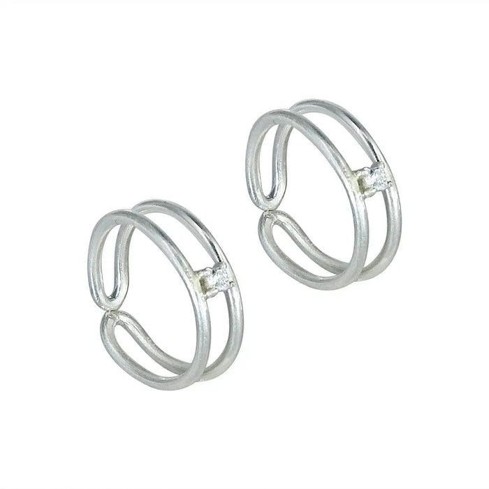 Silver toe ring