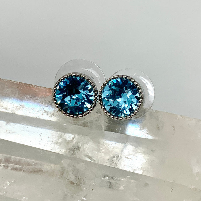 Small Crystal Stud Earrings