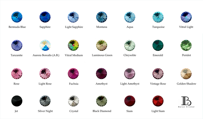 Small Crystal Stud Earrings