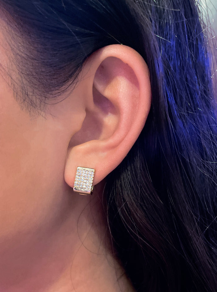 Square Stud Earrings