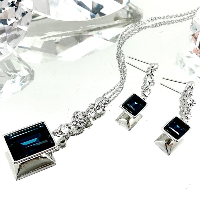 Step Cut Premium Crystal Set