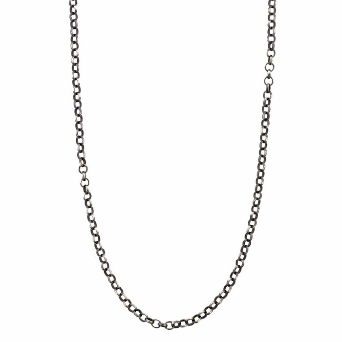 Sterling Silver Blackened Chain